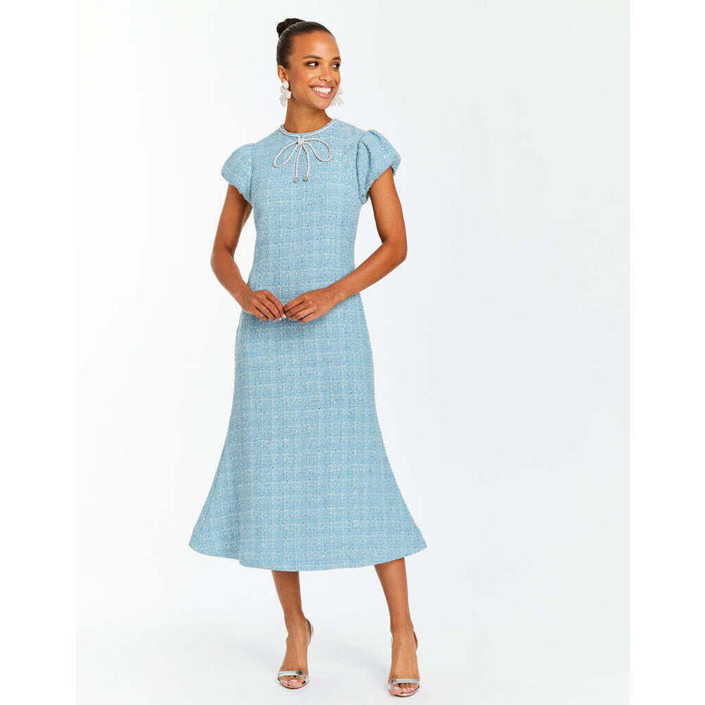 NWT MESTIZA NY PERLA TWEED MIDI